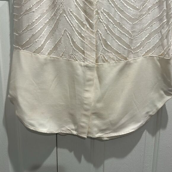 3.1 Phillip Lim Off White Silk Top, Size 0 - Picture 4 of 14